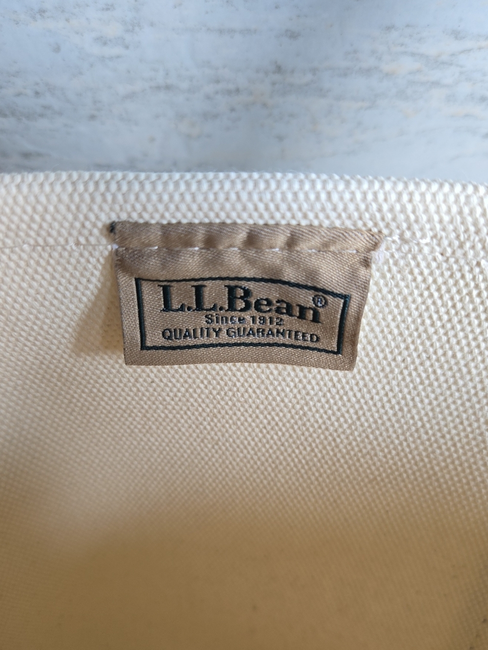 NWT L.L. Bean Japan Boat And Tote Edition Web Handle Bag Canvas Brown Small - Picture 4 of 9